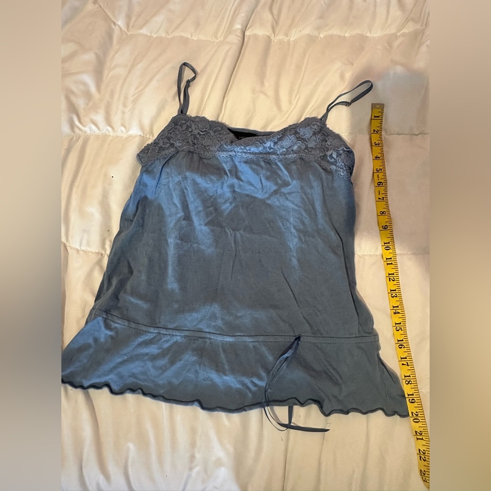Self esteem: Lace spegettii strap tank top shirt